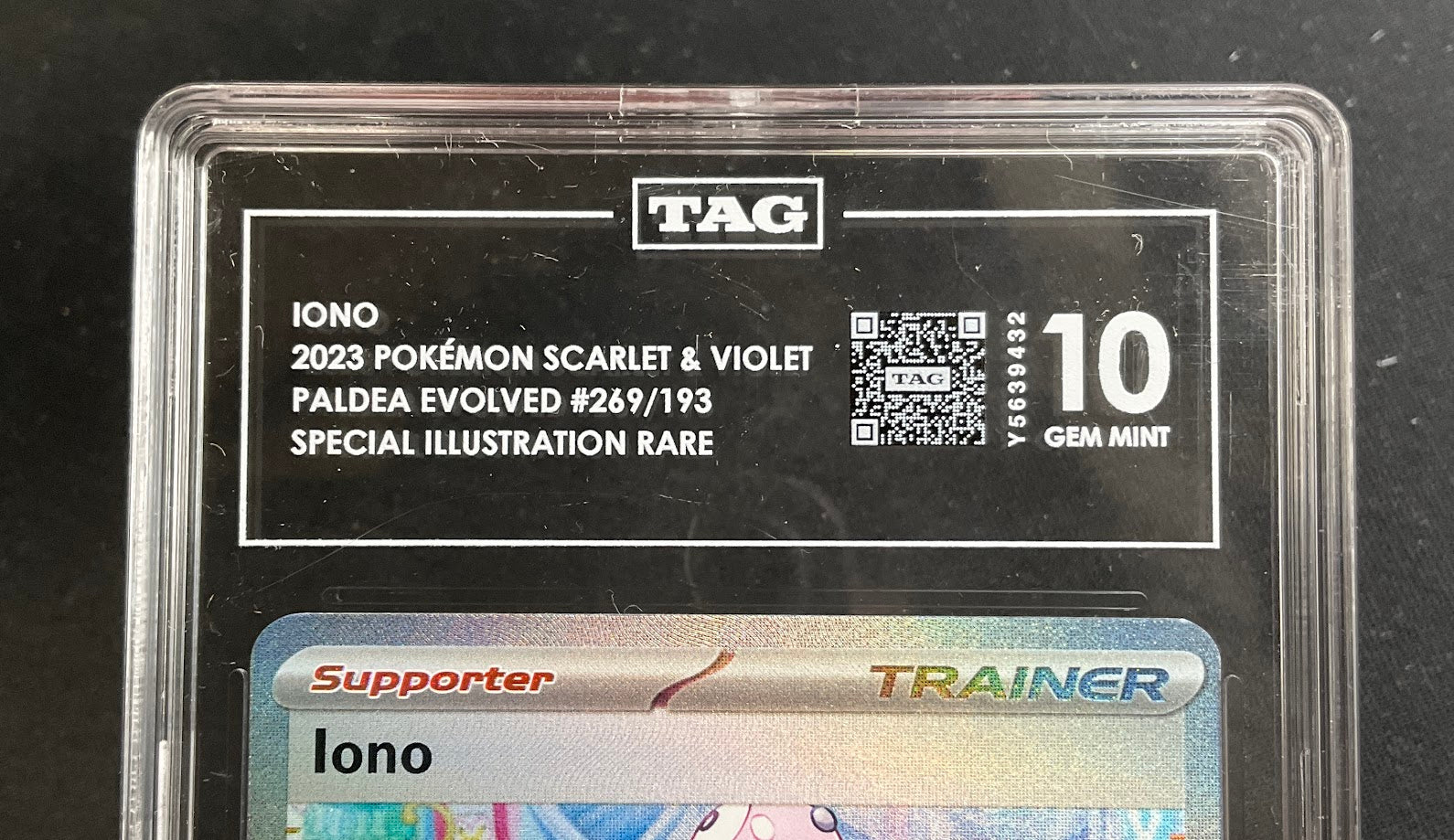 Iono Pokemon Paldea Evolved Special Illustration Rare #269 TAG 10、Collector Store LLC Gaming、kayou