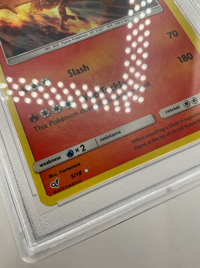Charizard Pokemon Detective Pikachu Holo #5 PSA 8