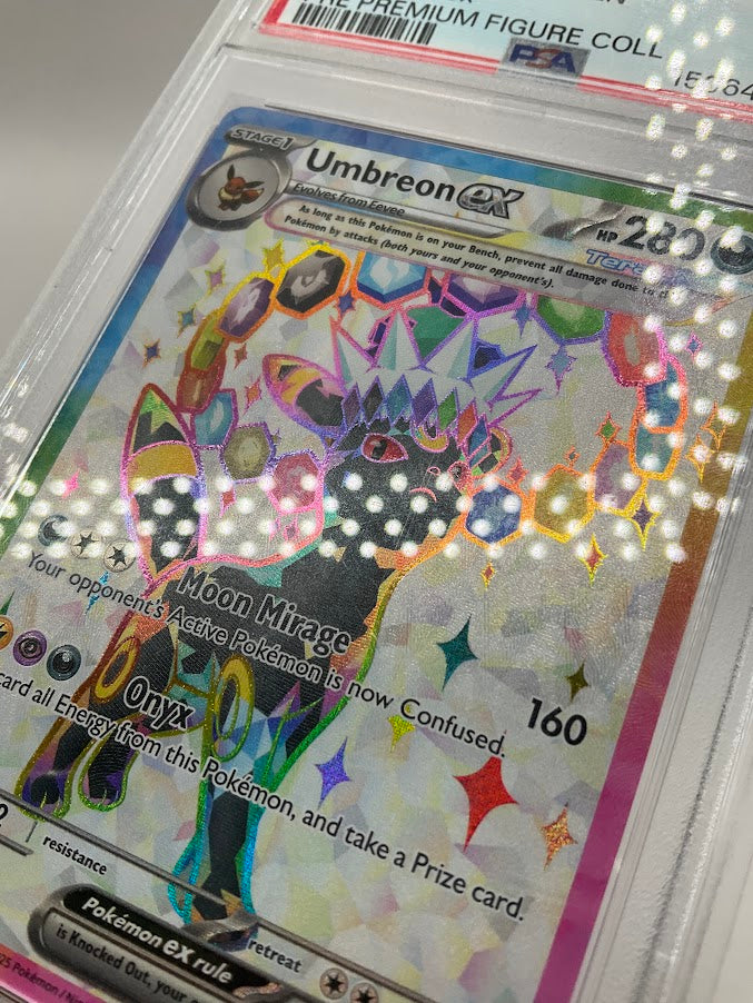 Umbreon ex Pokemon Prismatic Evolutions Premium Figure Collection #176 PSA 9 #2