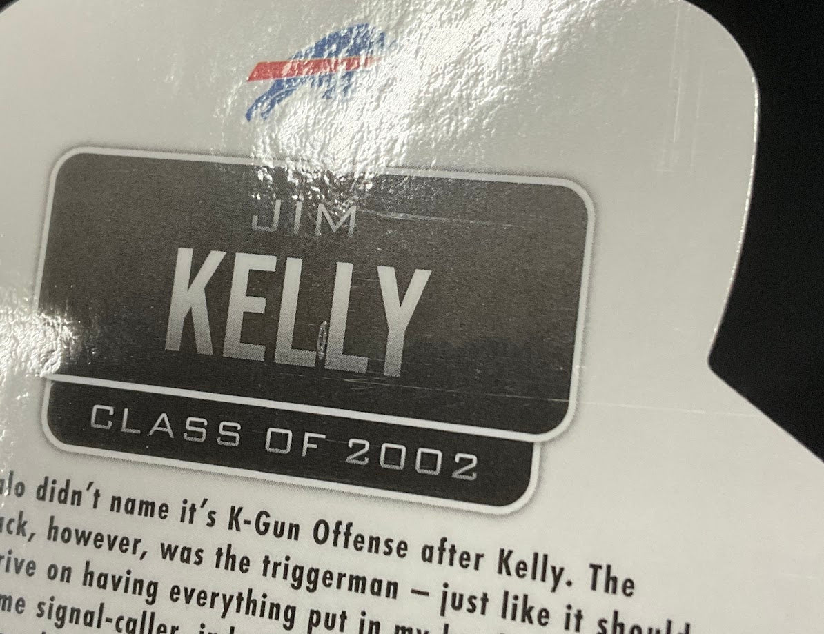 Jim Kelly 2021 Panini Mosaic Busted Die-Cut Prizm #BU-7