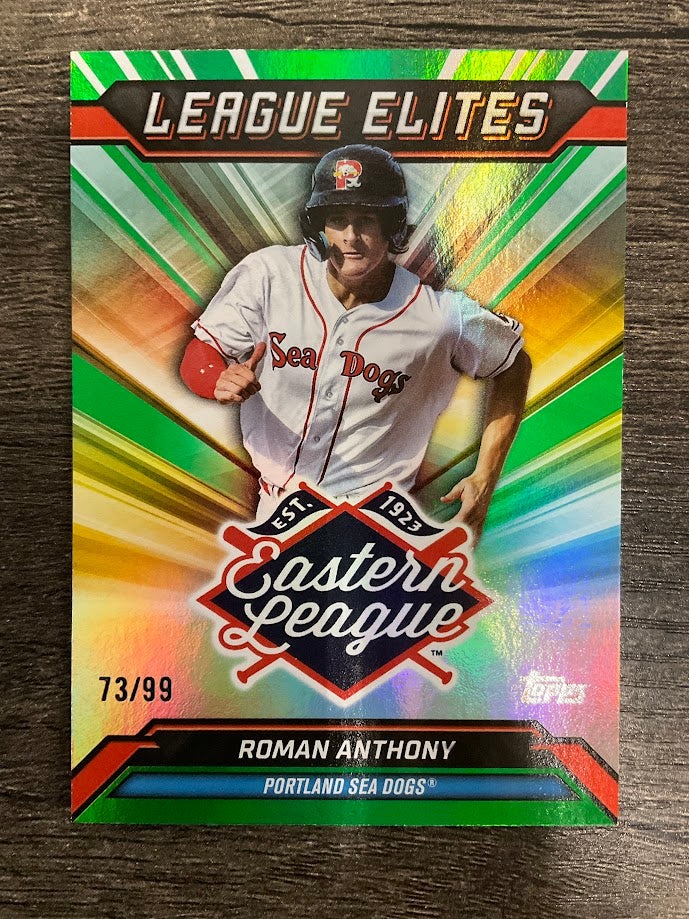 Roman Anthony 2025 Topps League Elites Green 73/99 #LE-1