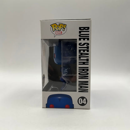 Blue Stealth Iron Man Funko Pop! Marvel #04 Rico Miccon Comic Con