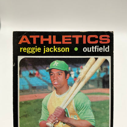 Reggie Jackson 1971 Topps #20 Oakland Athletics VG #3 - Collector Store LLC