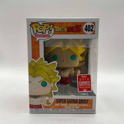 Super Saiyan Broly Funko Pop! Dragon Ball Z #402 2019 Summer Convention