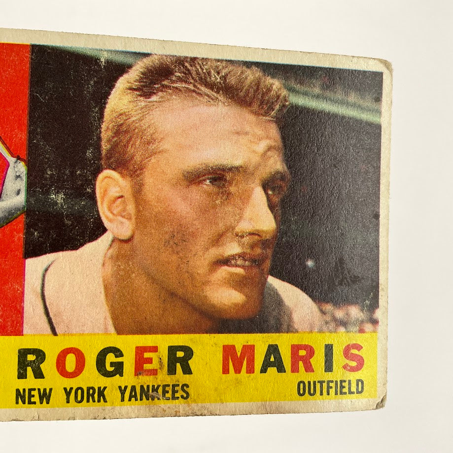 Roger Maris 1960 Topps #377 New York Yankees VG #2 - Collector Store LLC