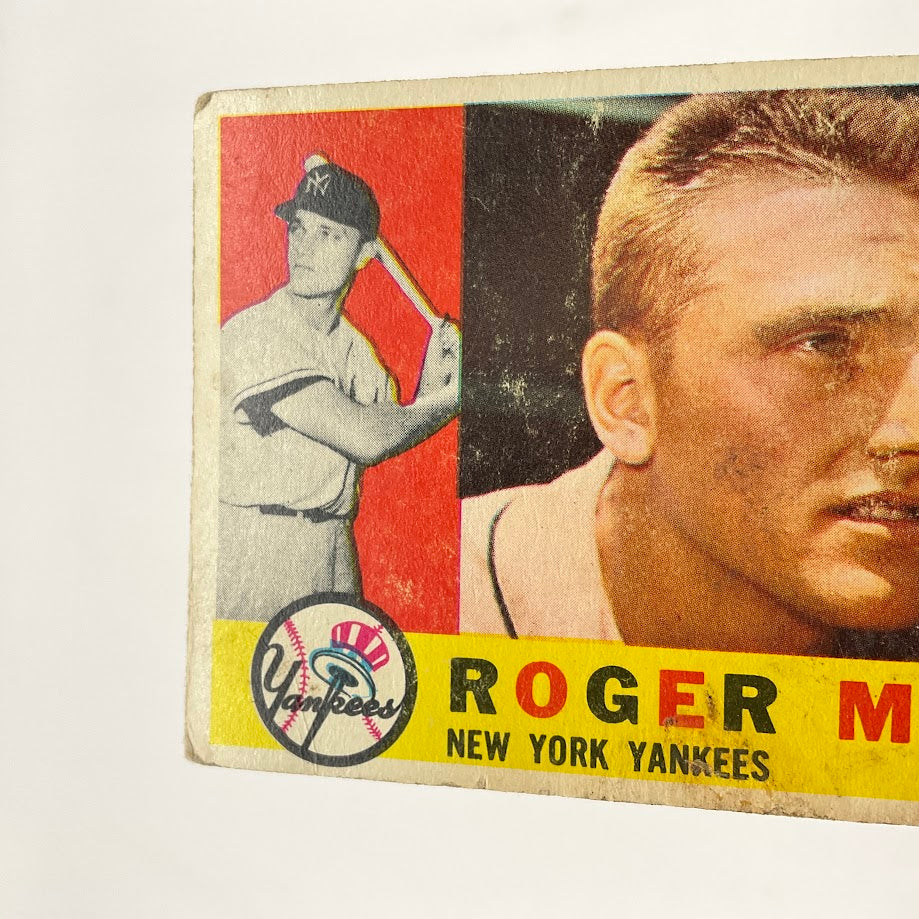 Roger Maris 1960 Topps #377 New York Yankees VG #2 - Collector Store LLC