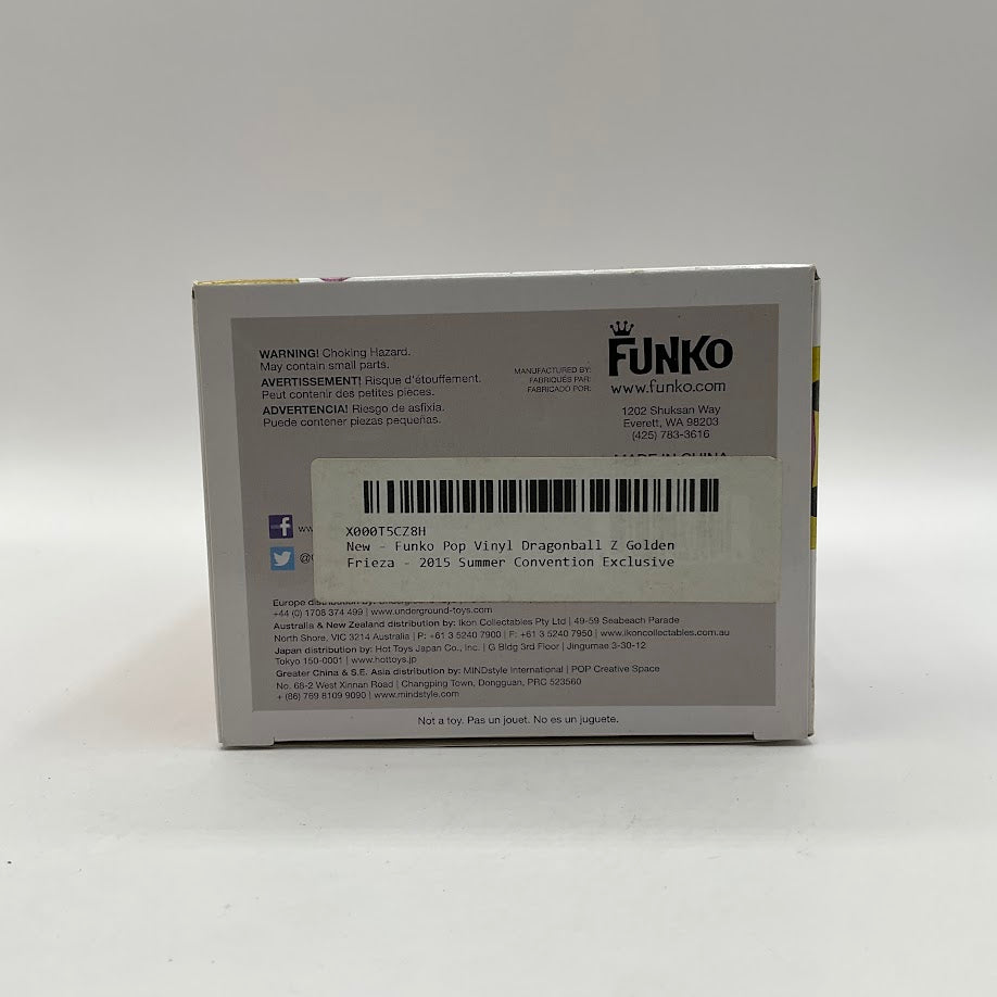 Golden Frieza Funko Pop! Dragon Ball Resurrection F #47 2015 Summer Convention