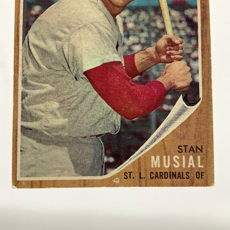 Stan Musial 1962 Topps #50 St. Louis Cardinals VG - Collector Store LLC