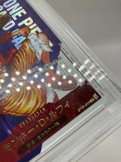 Monkey D Luffy One Piece Card Game Official Event Top Prize Asia Japanese PSA 10
