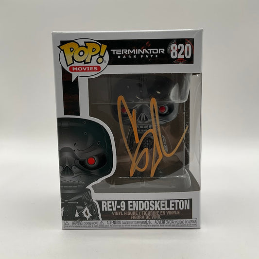 Rev-9 Endoskeleton Funko Pop! Terminator Dark Fate #820 with Gabriel Luna Auto