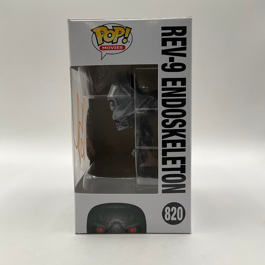 Rev-9 Endoskeleton Funko Pop! Terminator Dark Fate #820 with Gabriel Luna Auto、Funko、kayou
