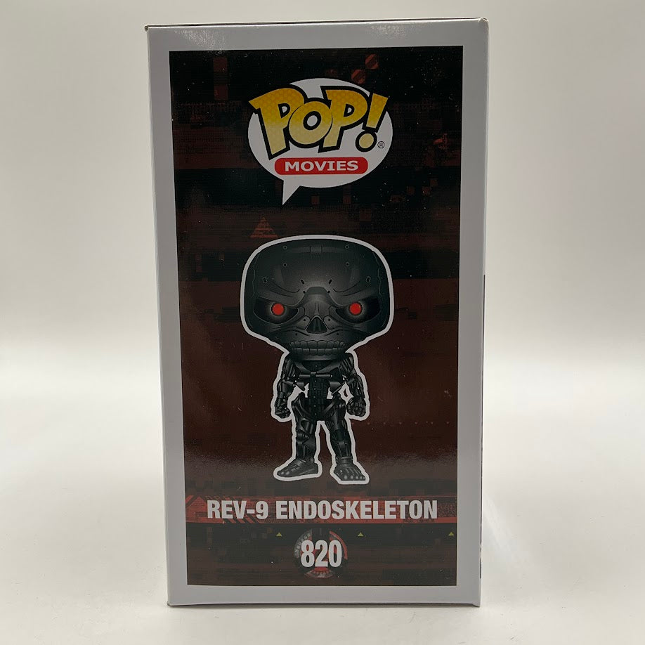 Rev-9 Endoskeleton Funko Pop! Terminator Dark Fate #820 with Gabriel Luna Auto