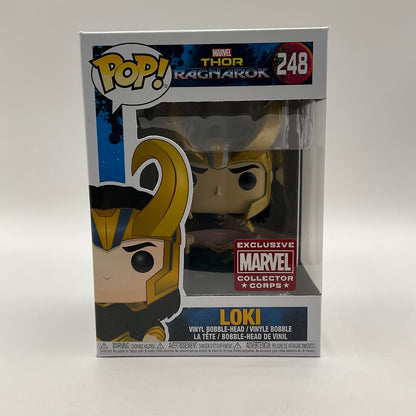 Loki Funko Pop! Thor Ragnarok #248 Marvel Collector Corps Exclusive