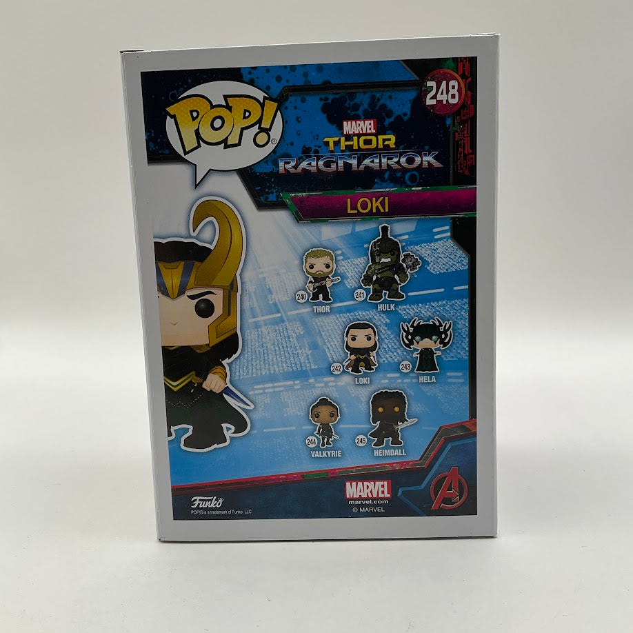 Loki Funko Pop! Thor Ragnarok #248 Marvel Collector Corps Exclusive