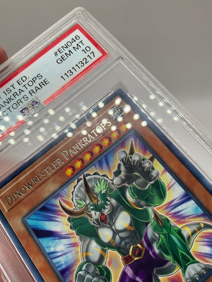 Dinowrestler Pankratops Yu-Gi-Oh! Angu Collector's Rare 1st Edition #EN46 PSA 10
