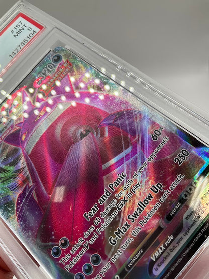 Gengar VMAX Pokemon Fusion Strike Full Art #157 PSA 9