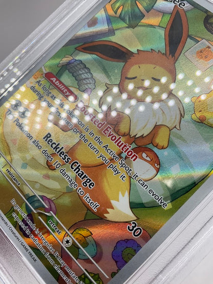 Eevee Pokemon Prismatic Evolutions ETB Promo #173 PSA 9