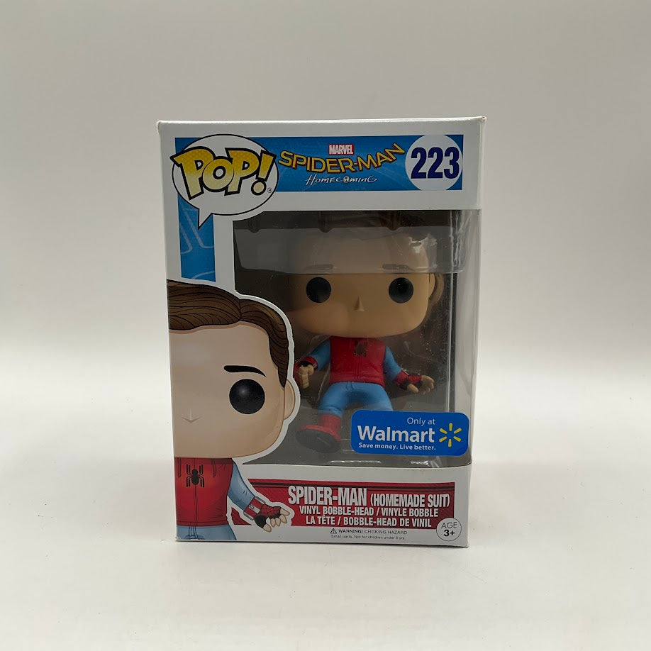 Spider-Man (Homemade Suit) Funko Pop! Spider-Man Homecoming #223 Walmart