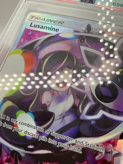 Lusamine Pokemon Ultra Prism Full Art #153 PSA 9
