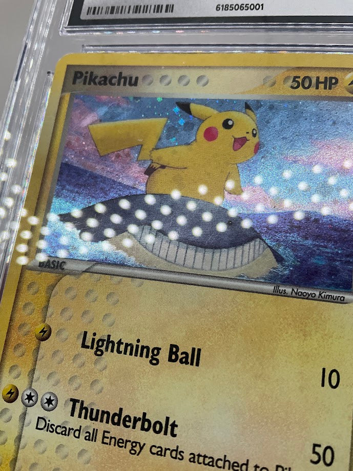 Pikachu Pokemon POP Series 5 Inverted Back Error Cosmic Holo #12 CGC 6