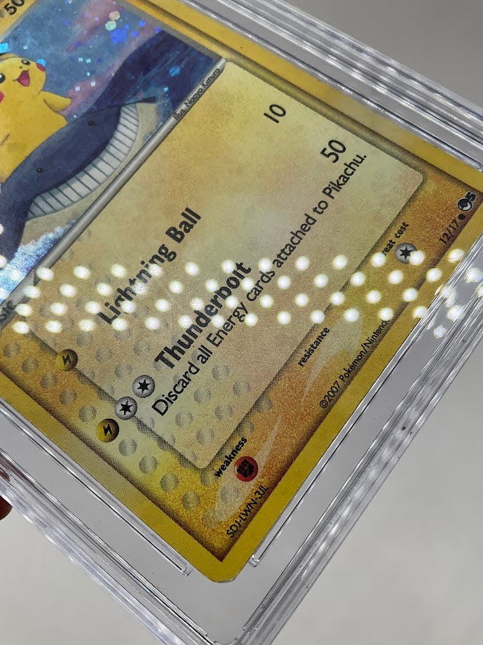 Pikachu Pokemon POP Series 5 Inverted Back Error Cosmic Holo #12 CGC 6