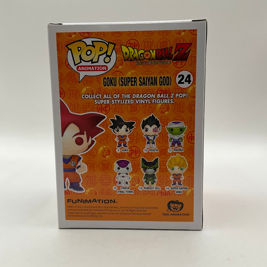 Goku (Super Saiyan God) Funko Pop! Dragon Ball Z Battle of Gods #24