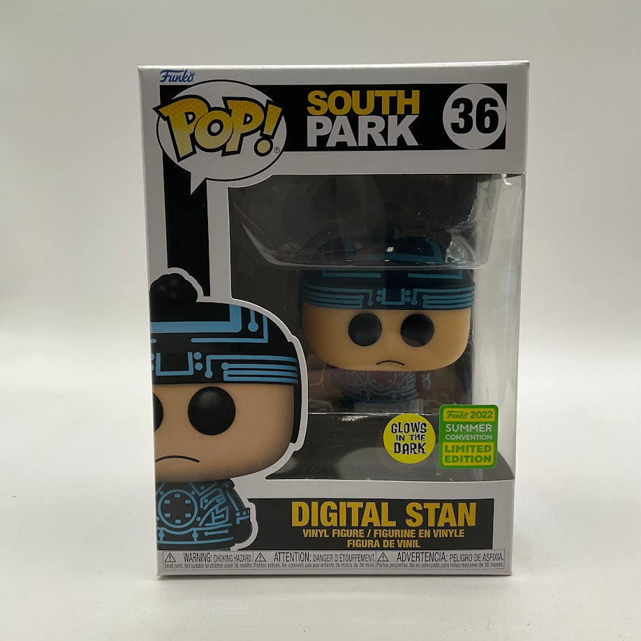 Digital Stan Funko Pop! South Park #36 GITD 2022 Summer Convention