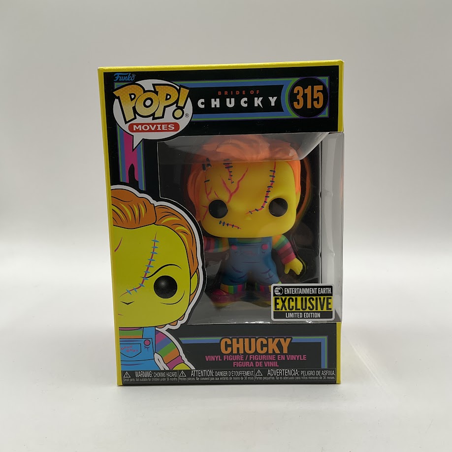 Chucky (Blacklight) Funko Pop! Bride of Chucky #315 Entertainment Earth