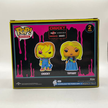 Chucky & Tiffany (Blacklight) Funko Pop! Bride of Chucky 2 Pack Hot Topic