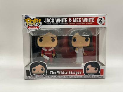 Jack White & Meg White Funko Pop! The White Stripes 2 Pack