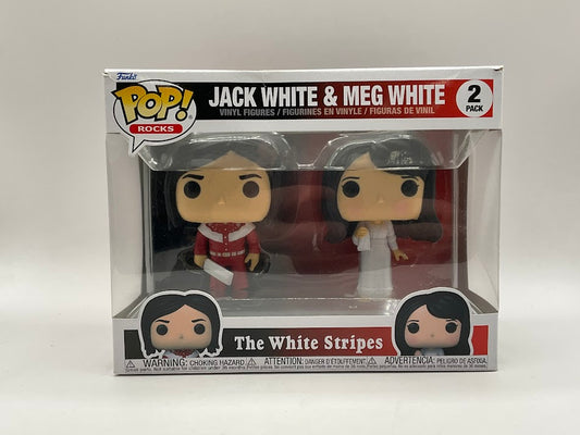 Jack White & Meg White Funko Pop! The White Stripes 2 Pack