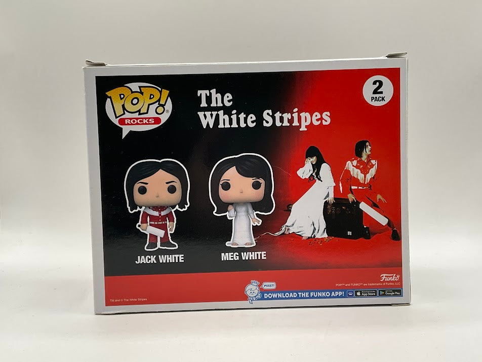Jack White & Meg White Funko Pop! The White Stripes 2 Pack