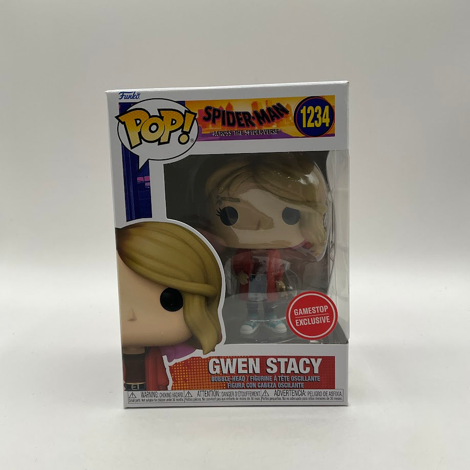 Gwen Stacy Funko Pop! Spider-Man Across the Spider-Verse #1234 GameStop