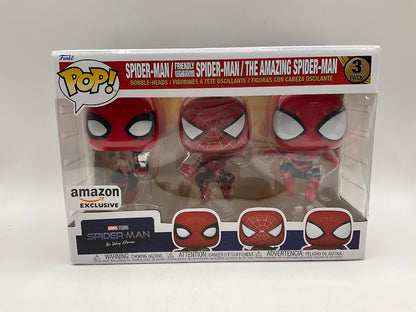 Spider-Man / Friendly Neighborhood / Amazing Funko Pop! 3 Pack Amazon