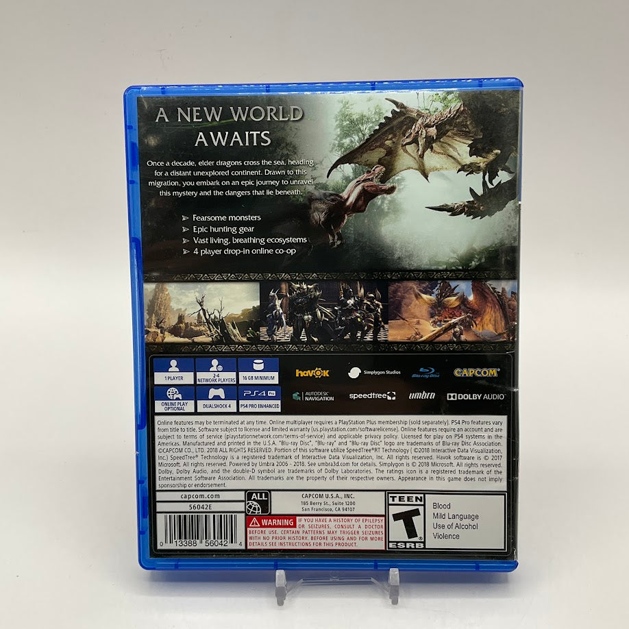 Monster Hunter: World Playstation 4 Used #1
