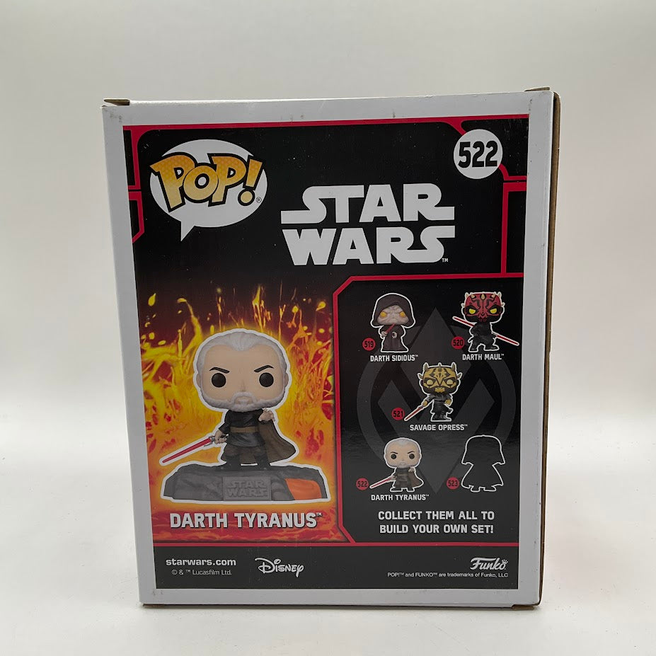 Red Saber Series Vol. 1 Darth Tyranus Funko Pop! Star Wars #522 GITD GameStop