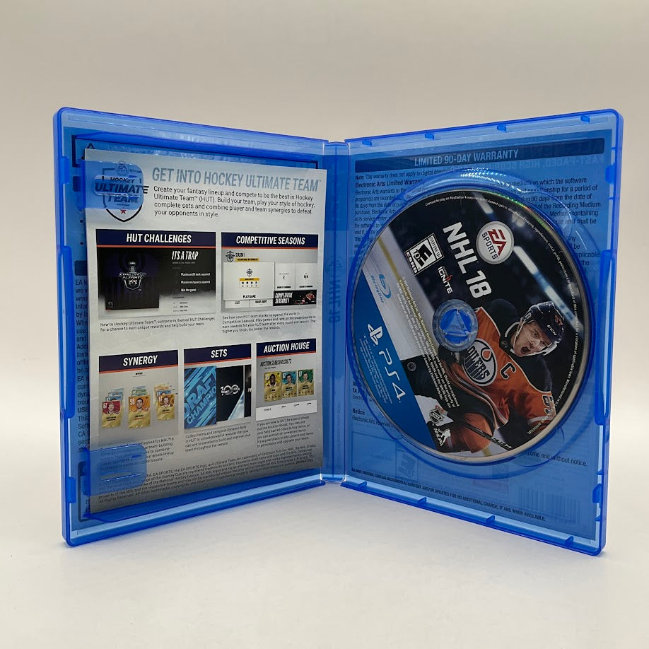 NHL 18 Playstation 4 Used