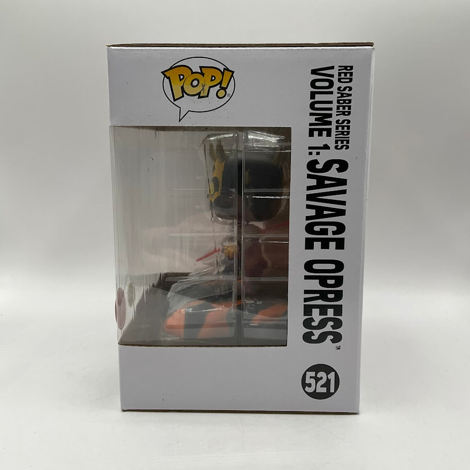 Red Saber Series Vol. 1 Savage Opress Funko Pop! Star Wars #521 GITD GameStop