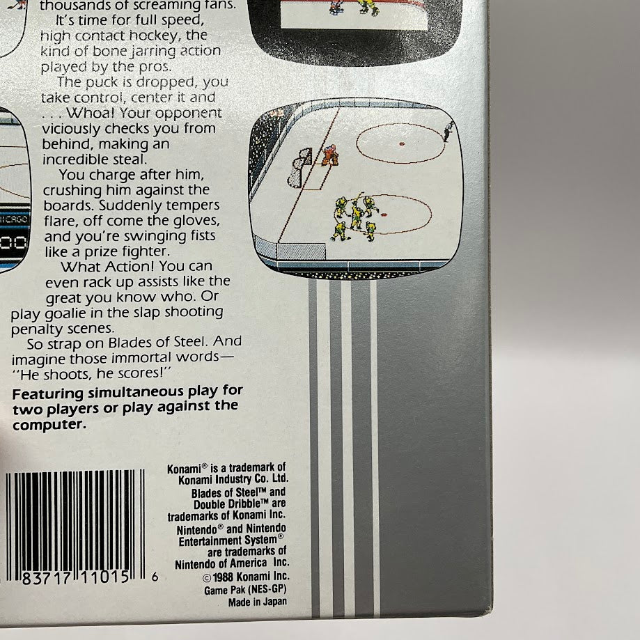 Blades of Steel NES CIB