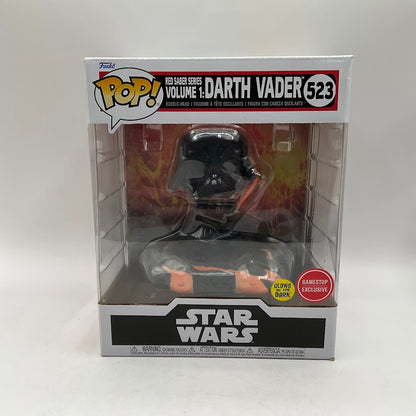Red Saber Series Vol. 1 Darth Vader Funko Pop! Star Wars #523 GITD GameStop