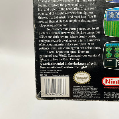 Final Fantasy NES CIB