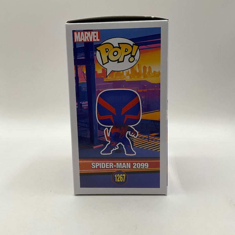 Spider-Man 2099 Funko Pop! Across the Spider-Verse GITD Entertainment Earth