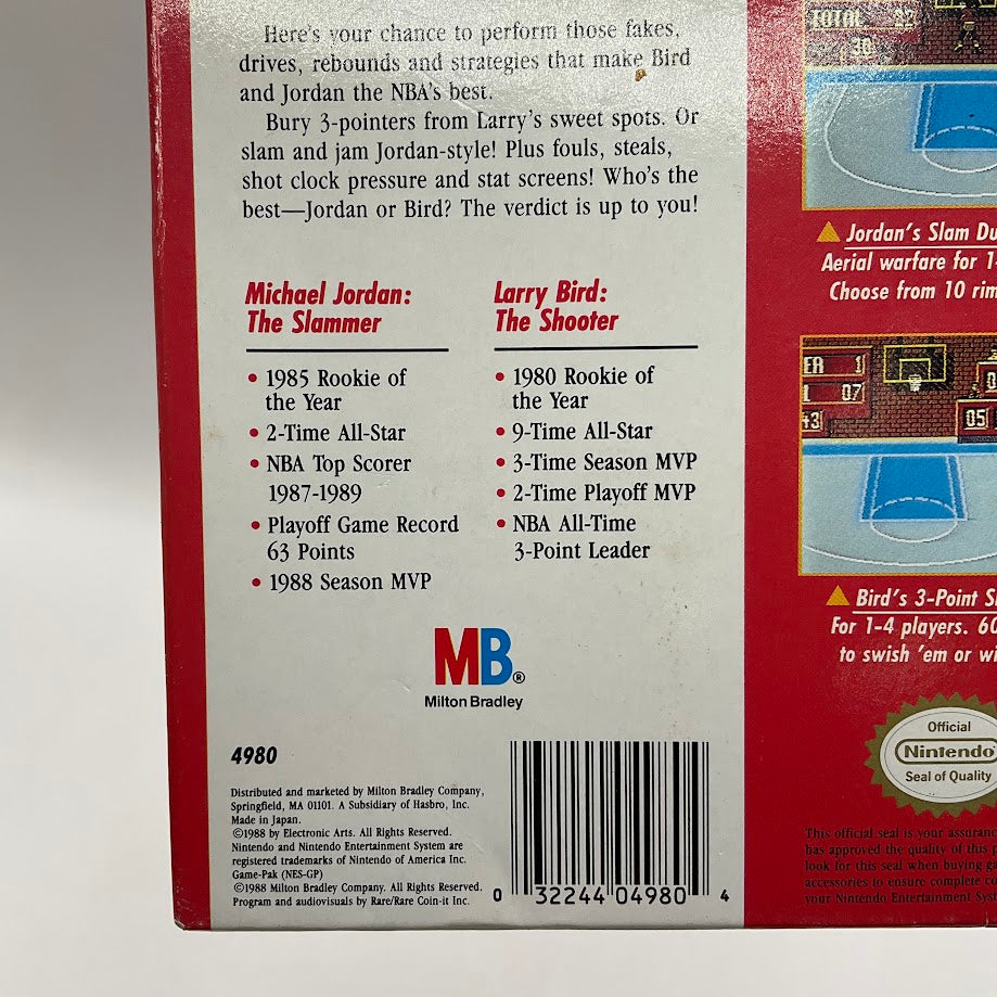 Jordan vs Bird One on One NES Used