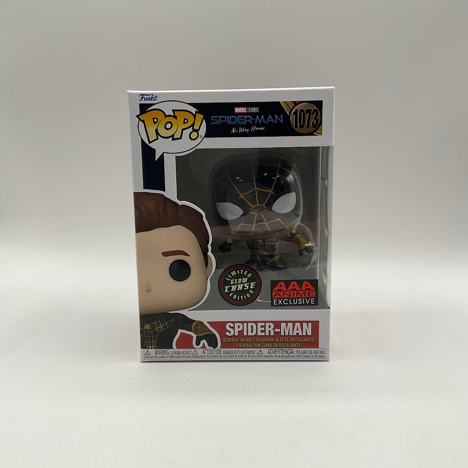 Spider-Man Funko Pop! Spider-Man No Way Home #1073 GITD Chase AAA Anime