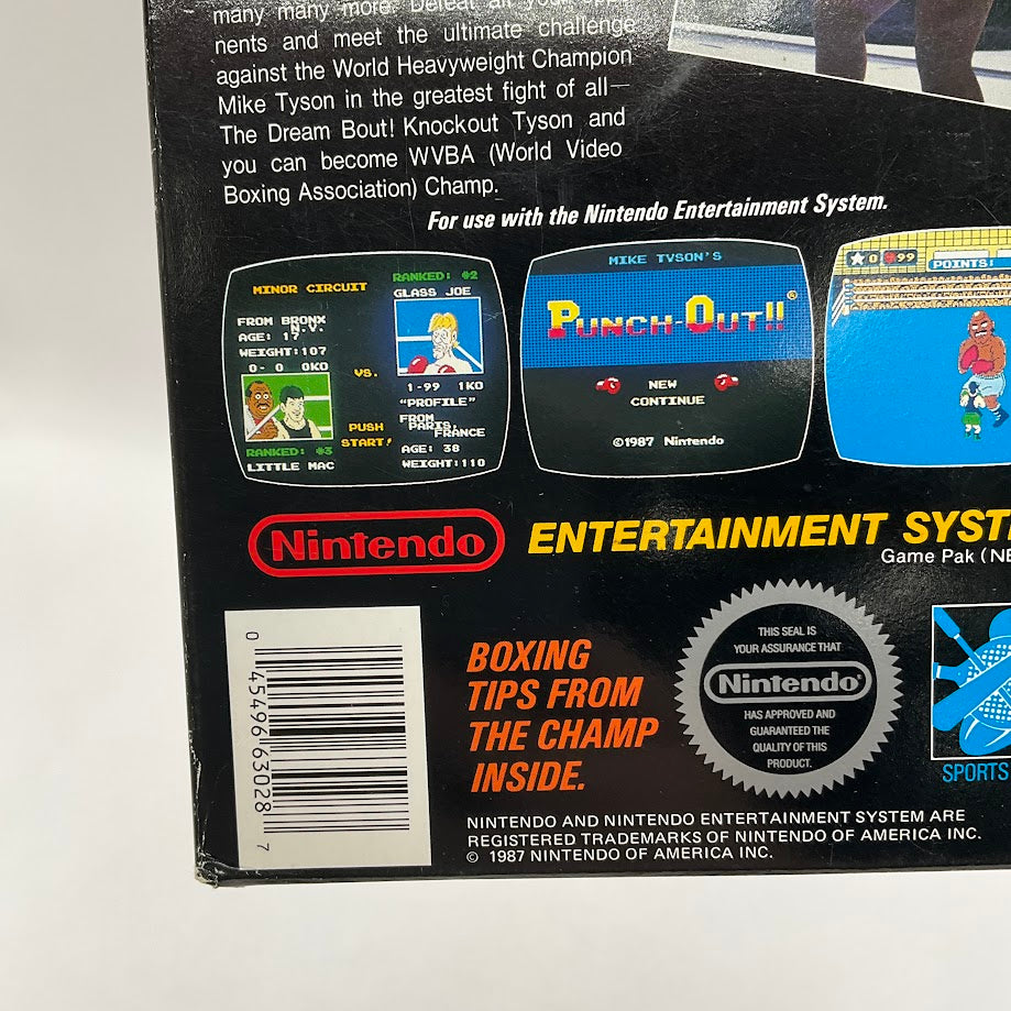 Mike Tyson's Punch-Out NES CIB