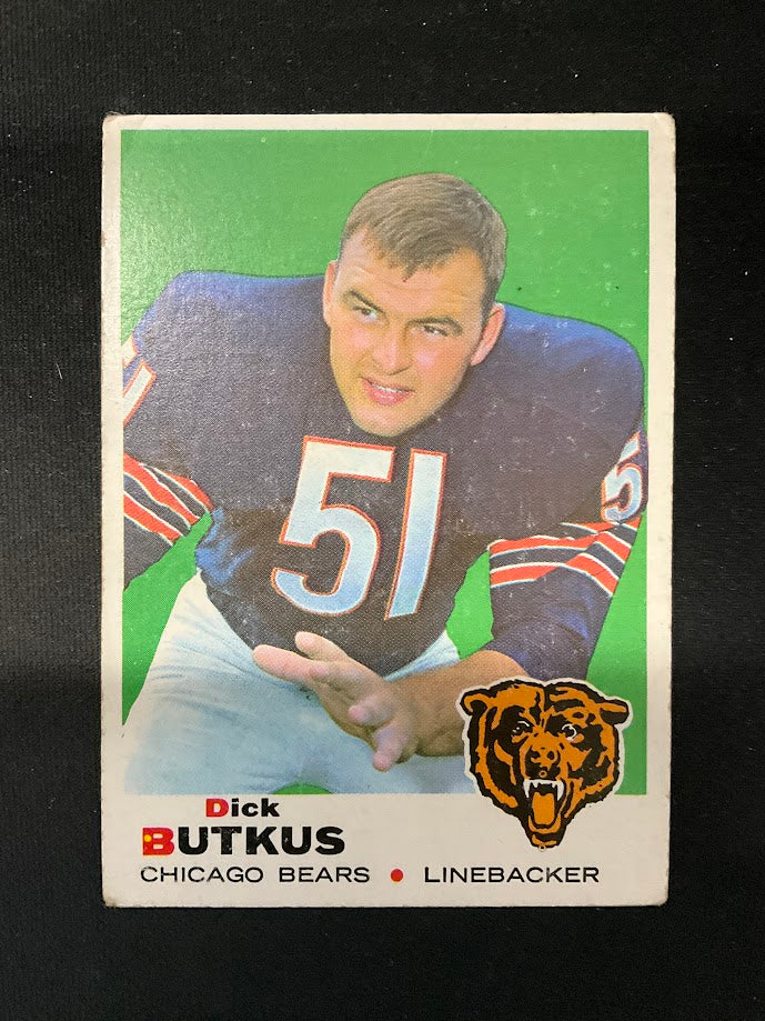 Dick Butkus 1969 Topps #139 Chicago Bears EX