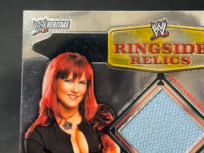Lita / Mickie James 2006 Topps Chrome Ringside Relics Cyber Sunday Swatch