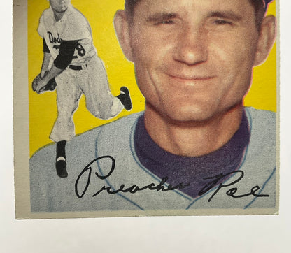 Preacher Roe 1954 Topps #14 Brooklyn Dodgers VG - Collector Store LLC