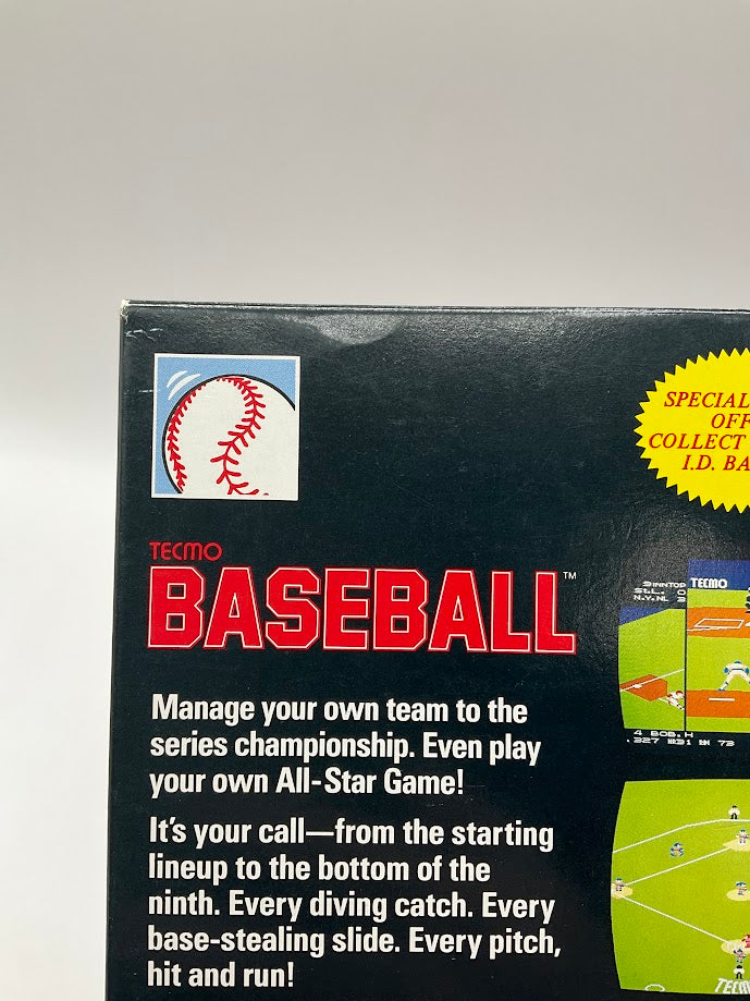 Tecmo Baseball NES CIB
