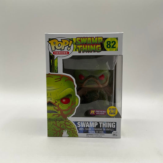 Swamp Thing Funko Pop! DC Super Heroes #82 GITD PX Previews Exclusive